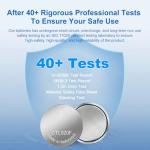 ASDAWN CTL920F Battery for Casio Edifice Watch/Solar Waveceptor Models, Solar Rechargeable Battery for Panasonic CTL920 Watch Replacement