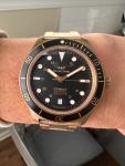 Glycine Combat Sub 39mm Bronze/Black with Bronze Bracelet FULL SET WARRANTY