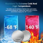 ASDAWN CTL920F Battery for Casio Edifice Watch/Solar Waveceptor Models, Solar Rechargeable Battery for Panasonic CTL920 Watch Replacement