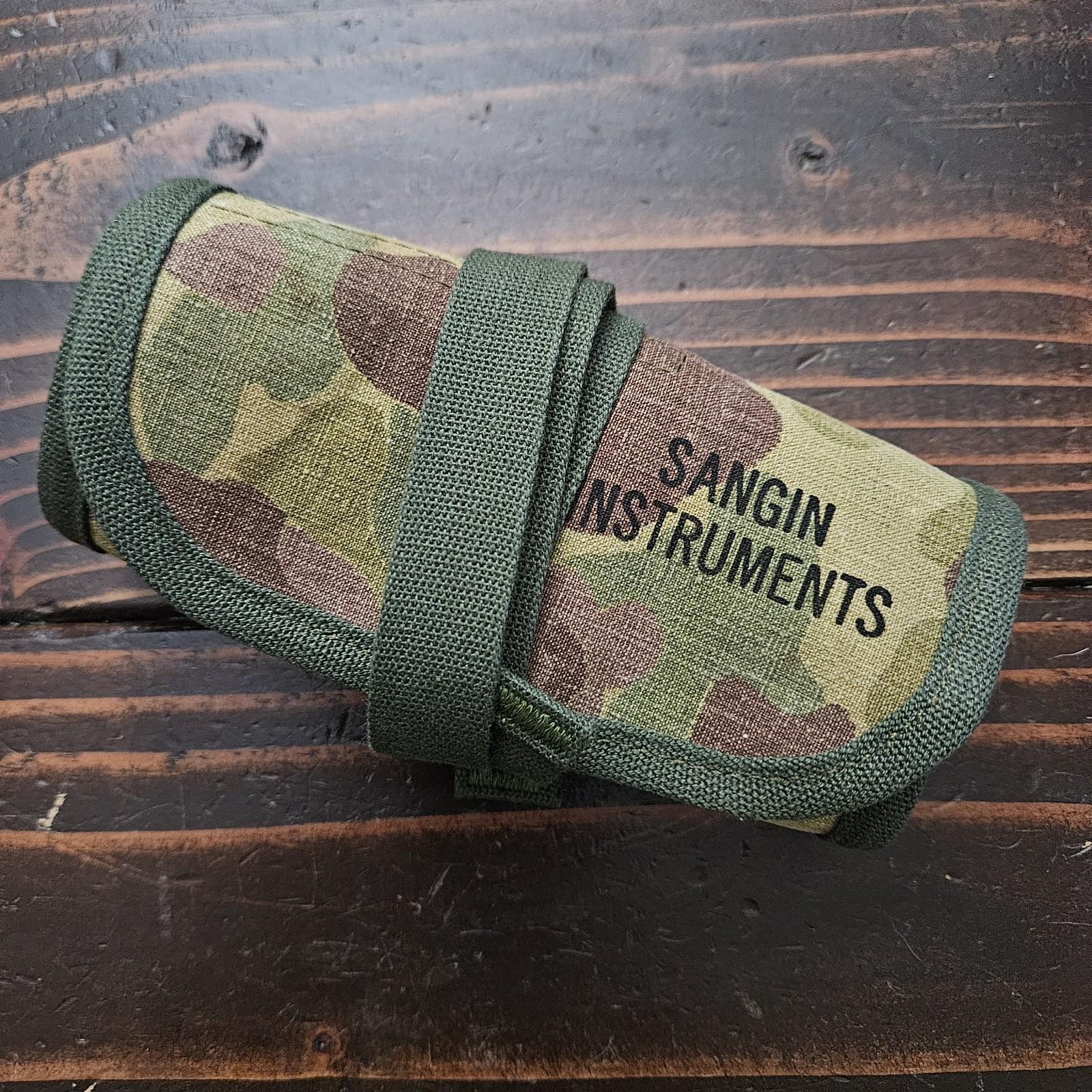 Sangin Instruments Watch Roll in Frog Skin (Original WW2 shelter half)