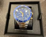 Filippo Loreti Odyssey Men's Watch Two Tone Gold Silver Blue Watch