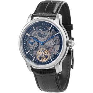 Thomas Earnshaw Longitude Shadow Automatic Silver Black Watch - Brand New