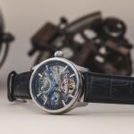 Thomas Earnshaw Longitude Shadow Automatic Silver Black Watch - Brand New