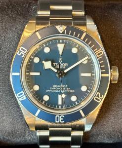 2020 TUDOR Black Bay 58, ref 79030B Blue Dial 39mm, Steel, Box & Papers