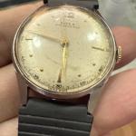 Doxa WWII era 1940s military style Men's watch not running wind up watch