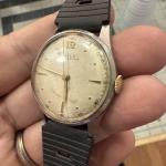 Doxa WWII era 1940s military style Men's watch not running wind up watch