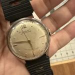 Doxa WWII era 1940s military style Men's watch not running wind up watch