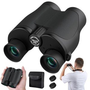 Compact 16x32 High-Power Binoculars for All Ages