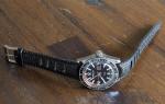 Vtg Bradley Skin Diver Style Watch Swiss 31.5mm Manual Wind 