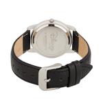 Disney Mickey Mouse Adult Classic Cardiff Articulating Hands Analog Quartz Leather Strap Watch, SLV/Black