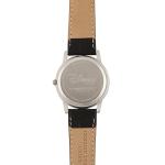 Disney Mickey Mouse Adult Classic Cardiff Articulating Hands Analog Quartz Leather Strap Watch, SLV/Black
