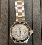 41mm Marathon OSAR-D Arctic White Swiss Diver Automatic Watch on USMC Bracelet