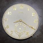 Doxa Pocket Watch Movement Locle Hunter Ticking 17j Gold Numbers 38 Mm F8645