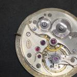 Doxa Pocket Watch Movement Locle Hunter Ticking 17j Gold Numbers 38 Mm F8645