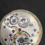 Doxa Pocket Watch Movement Locle Hunter Ticking 17j Gold Numbers 38 Mm F8645