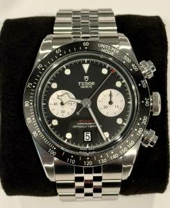 TUDOR Black Bay Chrono  - Black Dial 5-Link Jubilee - Dec 2025 - Box & Papers