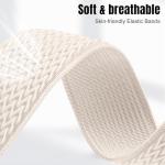 Easuny 4 Pack 20mm Elastic Nylon Watch Bands Compatible with Garmin Vivoactive 5/6/3, Forerunner 165/55/245/35, Venu/Venu Sq 2/VenuSq/Venu 2 plus, instinct 2S Solar, Samsung Galaxy Watch 7/6/5/4