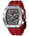 Men's Waterproof Tonneau Design Military Chronograph Watch