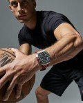 Men's Waterproof Tonneau Design Military Chronograph Watch