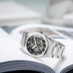 Thomas Earnshaw Drake Skeleton Automatic Gray Watch - Brand New