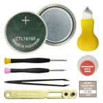 CTL1616F Solar Rechargeable Battery for Casio Solar Powered Watches -Compatible with CTL1616#10065657, #10291127, #10382262, #10175828, #94806704-Replacement Toolkit