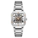 Thomas Earnshaw Lennox 36.5mm Stainless Steel Automatic Watch - Silver Brown