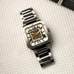 Thomas Earnshaw Lennox 36.5mm Stainless Steel Automatic Watch - Silver Brown