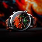 AVI-8 Hawker Harrier HUD Stainless Steel 44mm Japanese Automatic Wristwatch AV-4