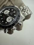 2025 NOV Tudor Black Bay Chronograph Black Dial Jubilee Watch M79360-0013 B+P