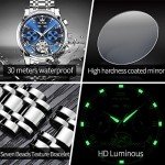 OLEVS Men's Automatic Tourbillon Skeleton Watch