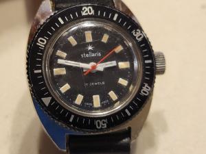 Vintage Stellaris Women Skin Diver Watch Works
