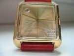 RARE Vintage DOXA Grafic Automatic Gold Plated Square Swiss Watch