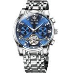 OLEVS Men's Automatic Tourbillon Skeleton Watch