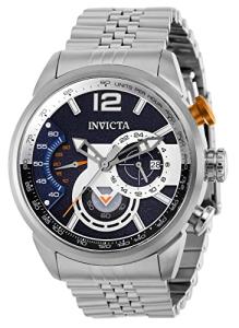 Invicta Men's Silver Quartz Aviator Watch 39665