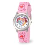 Disney Princess Watch for Girls 4-7, Toddler Princess Watch for Kids, Pink Nylon Strap, Silver Case, White Dial, Gift Young Fans, Stylish and Fun Timepiece Little Princesses