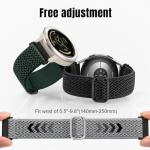 Easuny 4 Pack 20mm Elastic Nylon Watch Bands Compatible with Garmin Vivoactive 5/6/3, Forerunner 165/55/245/35, Venu/Venu Sq 2/VenuSq/Venu 2 plus, instinct 2S Solar, Samsung Galaxy Watch 7/6/5/4