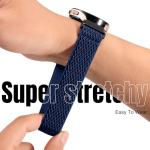 Easuny 4 Pack 20mm Elastic Nylon Watch Bands Compatible with Garmin Vivoactive 5/6/3, Forerunner 165/55/245/35, Venu/Venu Sq 2/VenuSq/Venu 2 plus, instinct 2S Solar, Samsung Galaxy Watch 7/6/5/4