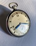 Vintage Art Deco Doxa Chronometre 1930s Gilt Pie Pan Step Dial Ultra Rare Model