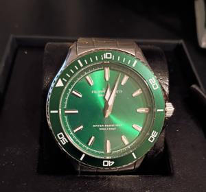 FILIPPO LORETO OKEANOS GREEN DIAL MENS WATCH FREE SHIPPING