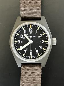 Marathon 34mm General Purpose Quartz Watch Sage Green with MaraGlo (GPQ-M)