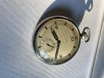 Vintage Art Deco Doxa Chronometre 1930s Gilt Pie Pan Step Dial Ultra Rare Model