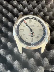 MINT Sangin Instruments HYDRA II - Brushed DIVER WHITE DIAL COMPLETE SET