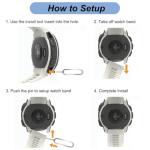 22mm Watch Band for Garmin Instinct 2, Soft Silicone Replacement Band Strap for Garmin Instinct Esports/Solar/Tide/Tactical Smart Watch (Black)