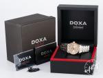 *Rare* NEW Doxa Executive Homme Day-Date Champagne Dial Automatic Watch w/ B&P