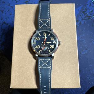 AVI-8 DAMBUSTER Chadwick Meca-Quartz - Cobalt Blue - AV-4113 - w/ Box & Papers 