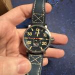 AVI-8 DAMBUSTER Chadwick Meca-Quartz - Cobalt Blue - AV-4113 - w/ Box & Papers 