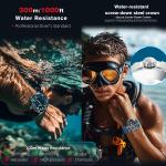 Solar-Powered Men’S Watch – 300M Water Resistant Stainless Steel Sport Watch, 31