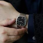 Thomas Earnshaw Coussin Stainless Steel 39mm Automatic Wristwatch ES-8284-33