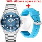 Solar-Powered Men’S Watch – 300M Water Resistant Stainless Steel Sport Watch, 31