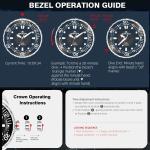 Solar-Powered Men’S Watch – 300M Water Resistant Stainless Steel Sport Watch, 31